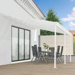 Terrasdak / Overkapping - Borneo - 4 x 3 m - Wit, Tuin en Terras, Overkappingen, Verzenden, Nieuw