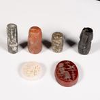 Nabij Oostelijk Stenen cilinderzegels en diepdruk, Verzamelen, Mineralen en Fossielen