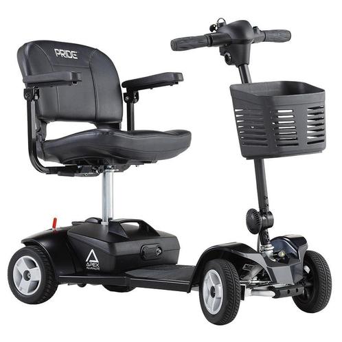 Pride Apex Alumalite zwart lichtgewicht demontabele, Diversen, Brommobielen en Scootmobielen, Nieuw, Ophalen of Verzenden