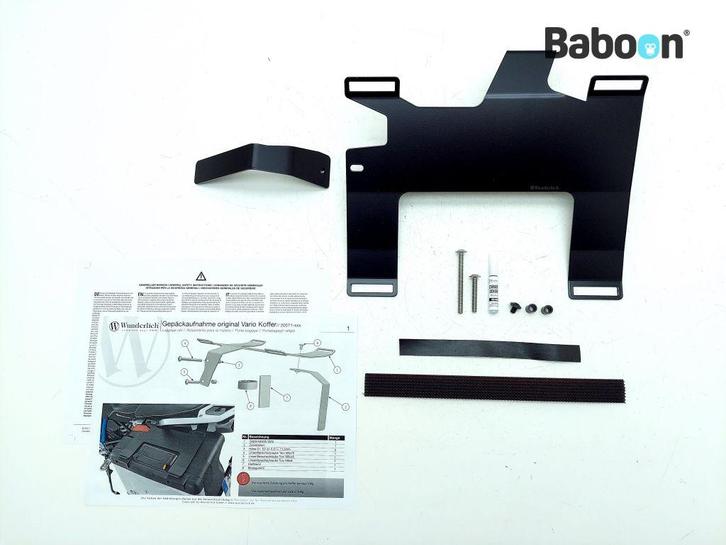 Koffer Links BMW R 1250 GS 2019-> Wunderlich Luggage rail, Motoren, Onderdelen | BMW, Gebruikt, Verzenden