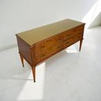 Ladekast - Hout, Glas, Messing