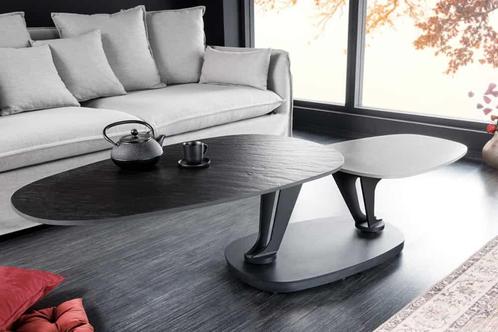 Draaibare salontafel MOVEMENT zwartgrijs beton leisteen, Huis en Inrichting, Tafels | Salontafels, Ophalen of Verzenden