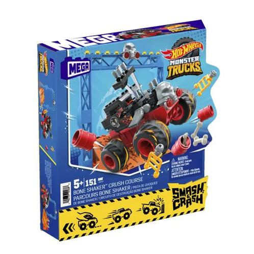 Mega Hot Wheels Monster Trucks Bone Shaker Crush Course, Kinderen en Baby's, Speelgoed | Duplo en Lego, Nieuw, Verzenden