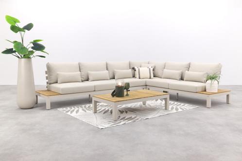 Suns Vita loungeset (rechts) - Zand/Teak, Tuin en Terras, Tuinsets en Loungesets, Loungeset, Nieuw, Hout, Verzenden
