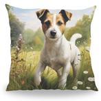 Kussen - Huisdier Portret - Jack Russel 1 - 50 cm, Verzenden, Nieuw