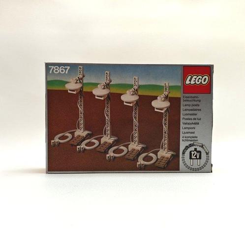 Lego Set - Train - LEGO 7867- 12V Train Light Posts, Kinderen en Baby's, Speelgoed | Duplo en Lego