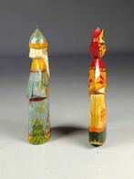 sculptuur, Ornement de Noël - 11 cm - Hout, Antiek en Kunst