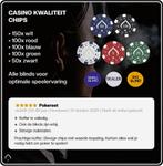 Texas Finest Matt Black Pokerset - 300 Fiches - Casino, Hobby en Vrije tijd, Gezelschapsspellen | Kaartspellen, Ophalen of Verzenden