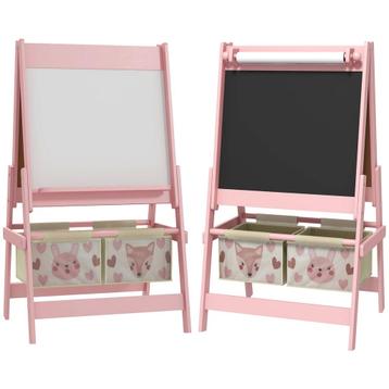 AIYAPLAY 3-in-1 Kinder Ezel Met Papierrol, Krijtbord, Whiteb beschikbaar voor biedingen