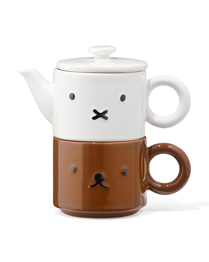 HEMA Nijntje theepot met kopje keramiek, Hobby en Vrije tijd, Theezakjes, Verzenden