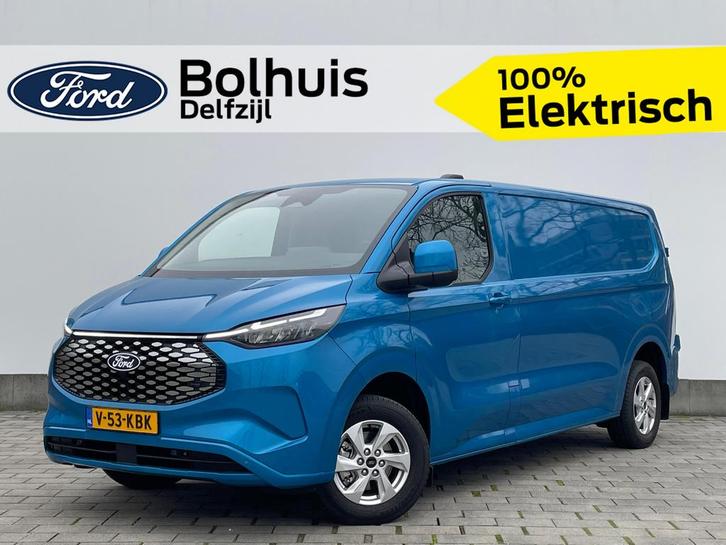 Ford E-Transit Custom | Zakelijke Lease v.a. €685.03 pm, Auto's, Bestelauto's, Lease, Automaat, Elektrisch, Overige kleuren, Gebruikt