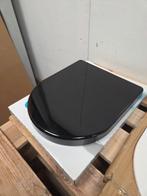 Toiletzitting 36,5 × 42,5 cm – Glans Zwart | Soft Close, Ophalen of Verzenden, Nieuw, Bad