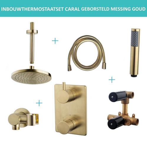 Inbouwthermostaatset Wiesbaden Caral Rond 20cm, Doe-het-zelf en Verbouw, Sanitair, Kraan, Nieuw, Ophalen of Verzenden