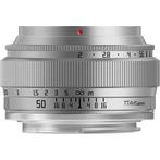 TTArtisan 50mm F2 Sony E mount Silver | Outlet model, Audio, Tv en Foto, Fotografie | Lenzen en Objectieven, Verzenden, Gebruikt