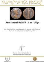 Romeinse Rijk. Faustina I († 140/1 n.Chr.). As AVGVSTA