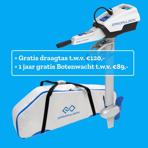 ePropulsion Spirit 1.0 Plus (Extra kortstaart-tiller), Watersport en Boten, Buiten- en Binnenboordmotoren, Nieuw, 5 tot 10 pk