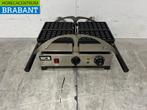 RVS Kantelbare wafelijzer met timer 230V Horeca, Ophalen of Verzenden, Nieuw zonder verpakking