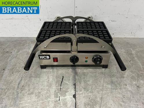 RVS Kantelbare wafelijzer met timer 230V Horeca, Zakelijke goederen, Horeca | Keukenapparatuur, Nieuw zonder verpakking, Ophalen of Verzenden