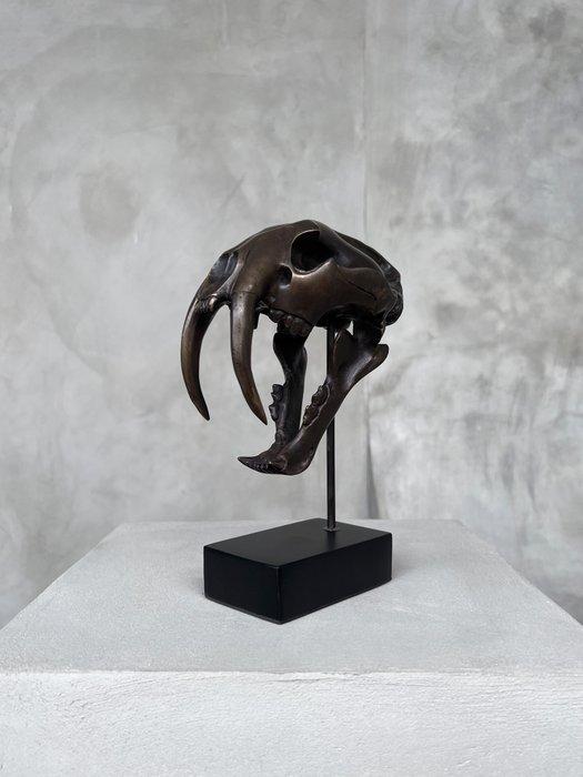 sculptuur, NO RESERVE PRICE - Smilodon - 20 cm - Brons, Antiek en Kunst, Kunst | Designobjecten