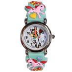 Fako® - Kinderhorloge - 3D - Eenhoorn Jolly – Mintgroen, Verzenden, Nieuw