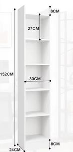 5-Niveaus Smalle Boekenkast, Verzenden, Nieuw