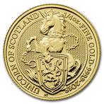 Gouden Queens Beast Unicorn 1/4 oz 2018, Postzegels en Munten, Munten | Europa | Niet-Euromunten, Goud, Losse munt, Verzenden