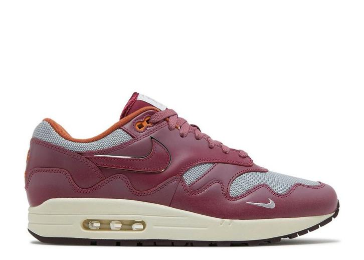 Nike Air Max 1 x Patta Rush Maroon, Kleding | Heren, Schoenen, Sneakers of Gympen, Overige kleuren, Nieuw, Verzenden