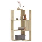 vidaXL Boekenkast 3-laags hoek 50x50x102 cm bewerkt hout, Huis en Inrichting, Kasten | Boekenkasten, Verzenden, 100 tot 150 cm