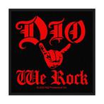 Dio - We Rock - Patch officiële merchandise, Ophalen of Verzenden, Nieuw, Kleding
