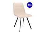 Veiling - Stoel Nora (set van 24) Stof - Boucle - Creme - Na, Nieuw