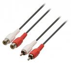 Tulp Kabel 5 meter Audio verleng-kabel M-F, Nieuw, 2 tot 5 meter, Ophalen of Verzenden