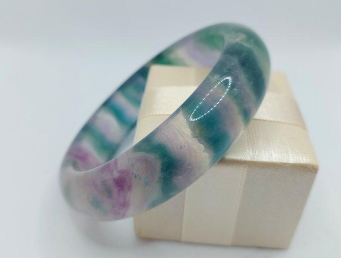 Fluoriet armband - Hoogte: 17 mm- 100 g - (1), Verzamelen, Mineralen en Fossielen