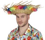 Hawaii Strohoed Met Bloemen, Verzenden, Nieuw