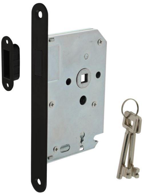 Intersteel Magneet Klavier dag en nachtslot SL56 met zwarte, Doe-het-zelf en Verbouw, Hang- en Sluitwerk, Verzenden