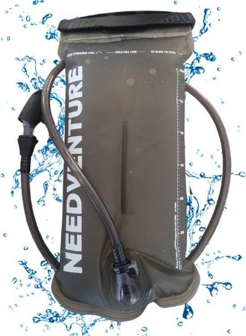 needventure® Drinkzak - Waterzak - Camping en Hardlopen - 2L, Sport en Fitness, Bergsport en Wandelen, Nieuw, Overige typen, Ophalen of Verzenden