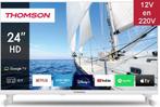 Thomson 24 Google TV - kleur wit - 12V & 220V - DVB-S2/C/T2, Ophalen of Verzenden, Nieuw