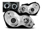 Angel Eyes koplampen Chrome geschikt voor Mercedes W203, Auto-onderdelen, Verlichting, Verzenden, Nieuw, Mercedes-Benz