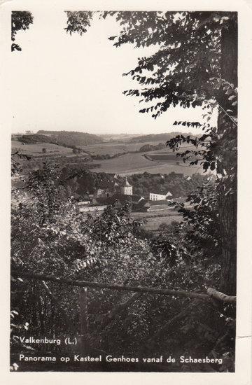 VALKENBURG (L) - Panorama op Kasteel Genhoes vanaf de Sch..., Verzamelen, Ansichtkaarten | Nederland, Verzenden