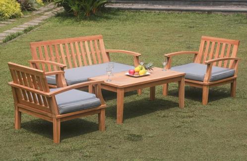 Teak Loungeset Jakarta, Tuin en Terras, Tuinsets en Loungesets, Nieuw, Verzenden