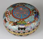 Bronzen cloisonné doosje goud - Shou - Brons - China - Qing
