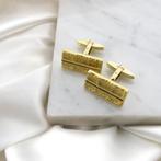 Vintage gouden manchetknopen (mannen sieraad, manchetknoop), Sieraden, Tassen en Uiterlijk, Antieke sieraden, Ophalen of Verzenden
