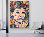 Joaquim Falco - AUDREY HEPBURN MURAKAMI BLUE.XXL Fluor paint, Antiek en Kunst