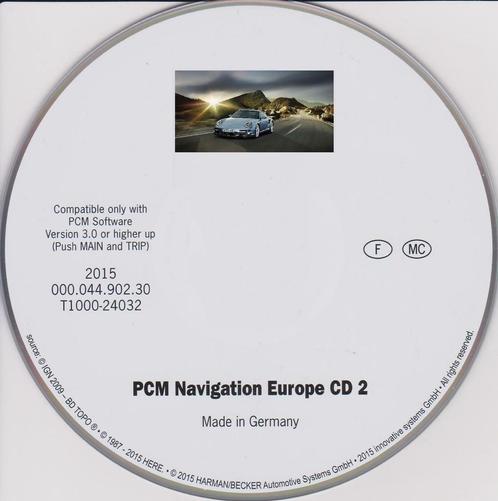 Nieuwste Porsche PCM 2.0 navigatie cd`s versie 2015, Computers en Software, Navigatiesoftware, Heel Europa, Landkaarten, Nieuw