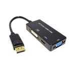 DisplayPort 1.2 naar HDMI, DVI en VGA adapter /, Audio, Tv en Foto, Audiokabels en Televisiekabels, Nieuw, Ophalen of Verzenden