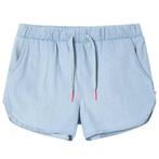 vidaXL Kindershorts 116 zachtdenimblauw, Verzenden, Nieuw