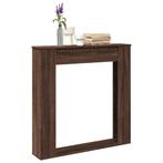 vidaXL Haardombouw 100x20x100 cm bewerkt hout bruin, Verzenden, Nieuw