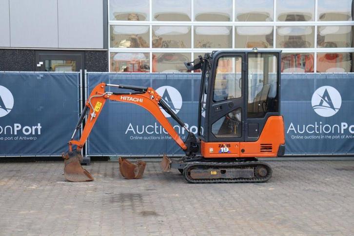 Veiling: Minigraver Hitachi ZX19-6CR Diesel 11.5kW 2022, Zakelijke goederen, Machines en Bouw | Kranen en Graafmachines, Graafmachine
