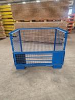 Gitterbox 1240x835x970mm blauw, gebruikt (A-grade), Zakelijke goederen, Ophalen of Verzenden