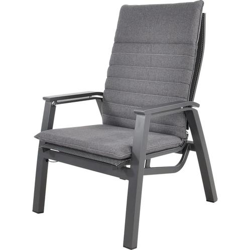 Lounge Tuinstoel - Allegro - Grijs - Lesli Living, Tuin en Terras, Tuinstoelen, Nieuw, Verzenden