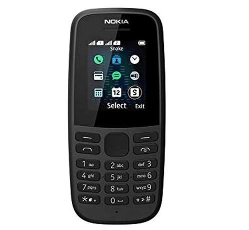 Nokia 105 2G Mobiele telefoon zwart met Dual SIM, Telecommunicatie, Vaste telefoons | Niet Draadloos, Ophalen of Verzenden